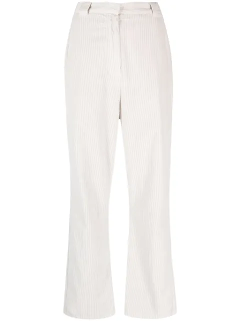 Kristensen Du Nord straight-leg corduroy trousers Neutrals F334
