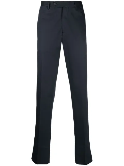 Lardini tailored cotton blend trousers Blue EPPARISN