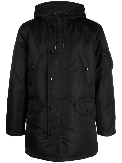 Theory padded hooded jacket Black N0877411