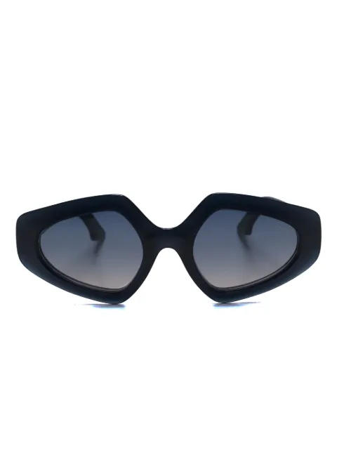 Lapima Antonia geometric-frame sunglasses Blue ANTONIA