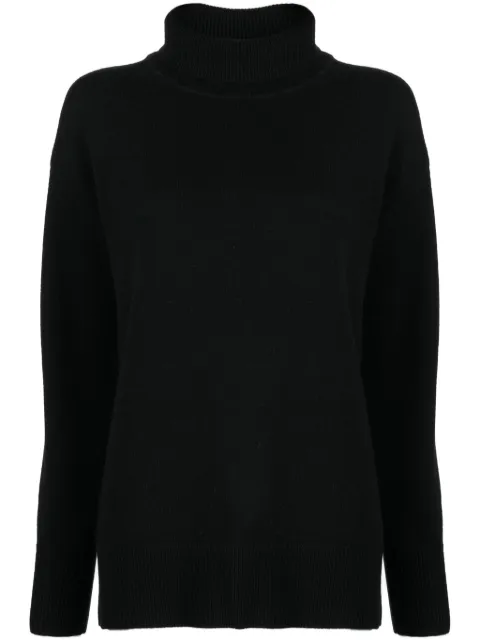 JOSEPH roll-neck merino wool jumper Black JF006993