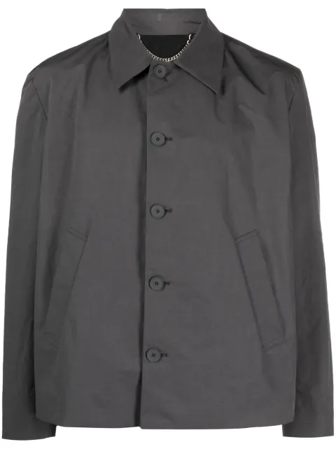 Craig Green point-collar shirt jacket Grey CGAW23CWOJKT61