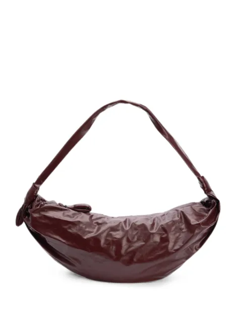 LEMAIRE large soft Croissant bag in paper leather Red BG0027LL0028