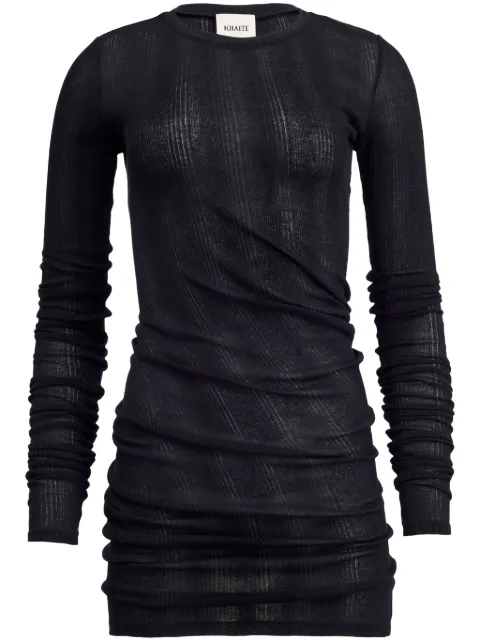 KHAITE The Lenora ribbed T-shirt Black 2300167200