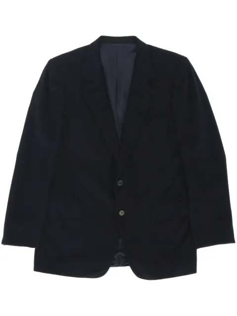 Burberry Pre-Owned 1990s wool blazer Blue BUR390EC