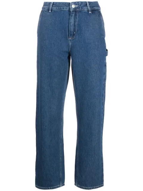 Carhartt WIP mid-rise straight-leg jeans Blue I031251