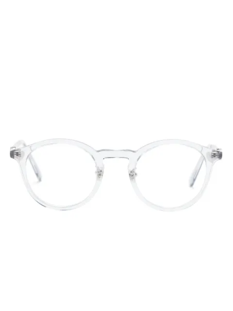Moncler Eyewear ML5175H Round Eyeglasses Silver ML5175H