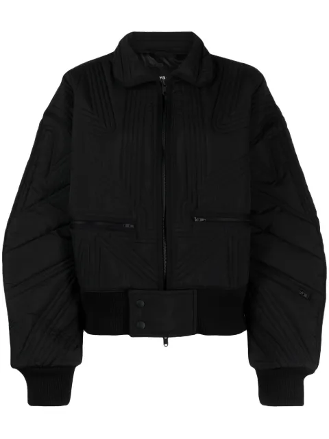 Y-3 quilted bomber jacket Black IP7929