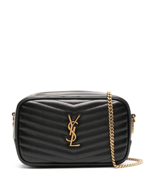 Saint Laurent Lou quilted leather bag Black 748849DV707