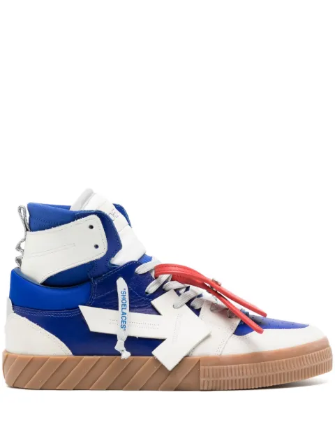 Off-White Floating Arrow high-top sneakers Blue OMIA225F23LEA0010140