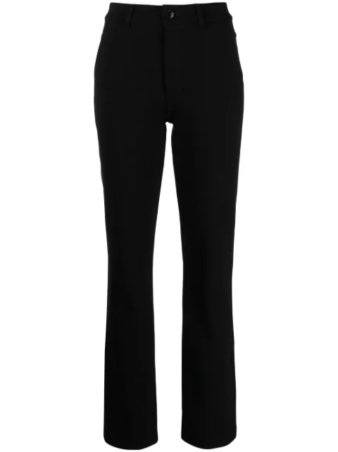 agnès b. Marilly high-waisted straight-leg trousers Black N759J617