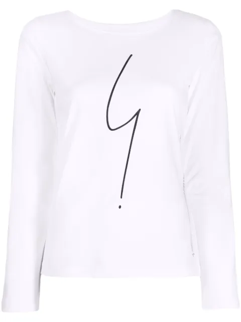 agnès b. Australie irony mark-print T-shirt White E218SE30