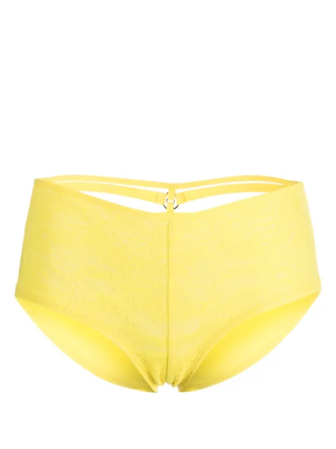 Marlies Dekkers Space Odyssey lace-panel briefs Yellow 36674