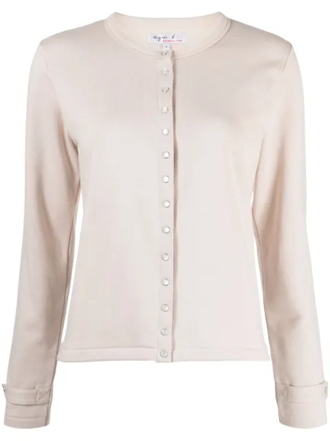 agnès b. Rosana snap cardigan Neutrals EP32M001