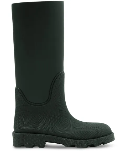 Burberry Marsh calf-length rain boots Green 8077565