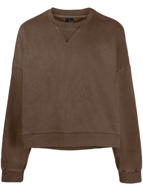 ENTIRE STUDIOS drop-shoulder crew-neck sweatshirt Brown ES2126