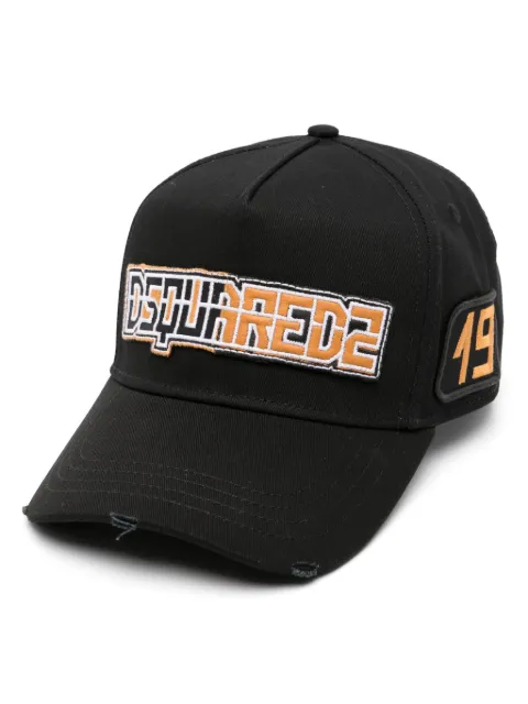 DSQUARED2 logo-patch baseball cap Black BCM073305C00001