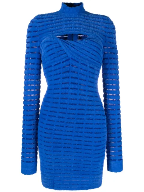 Genny Iconic cut-out minidress Blue 75AAF852CMX08