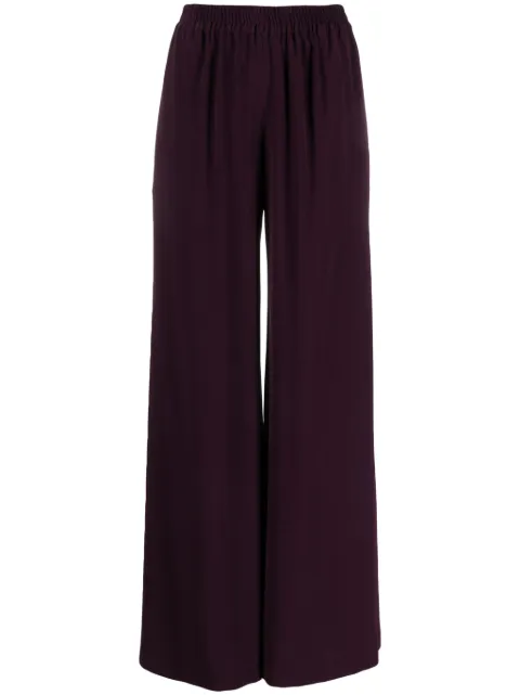 Gianluca Capannolo Antonia high-waisted wide-leg trousers Purple 23IP455600