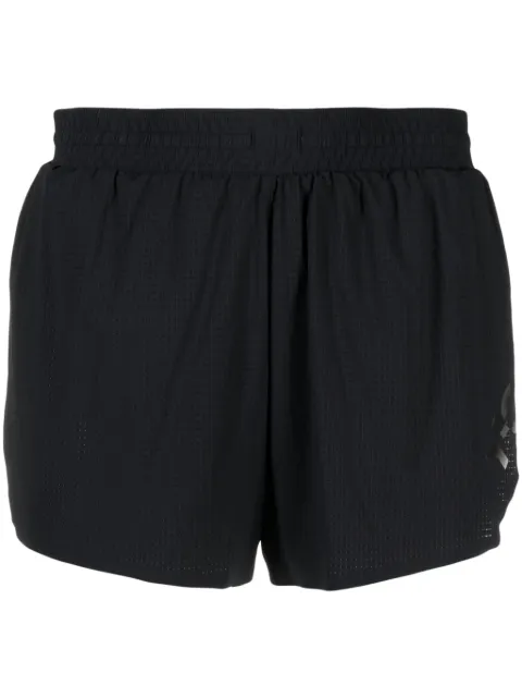 Y-3 logo-print running shorts Black IN2834