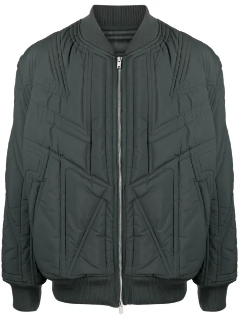 Y-3 quilted bomber jacket Green IP7936