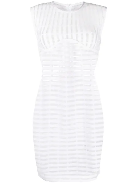 Genny Iconic cut-out minidress White 75AAF856CMC05