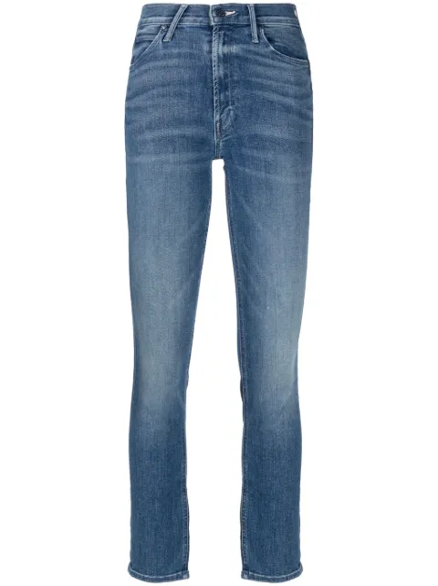 MOTHER Dazzler mid-rise slim-cut jeans Blue 1686104