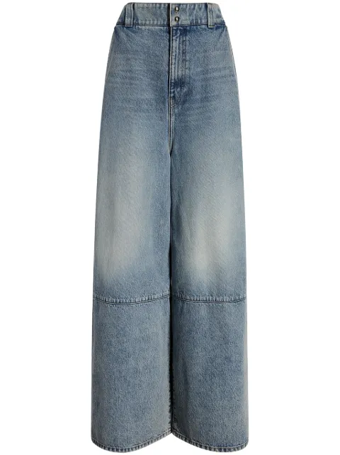 KHAITE Isla high-rise wide-leg jeans Blue 1118908094094