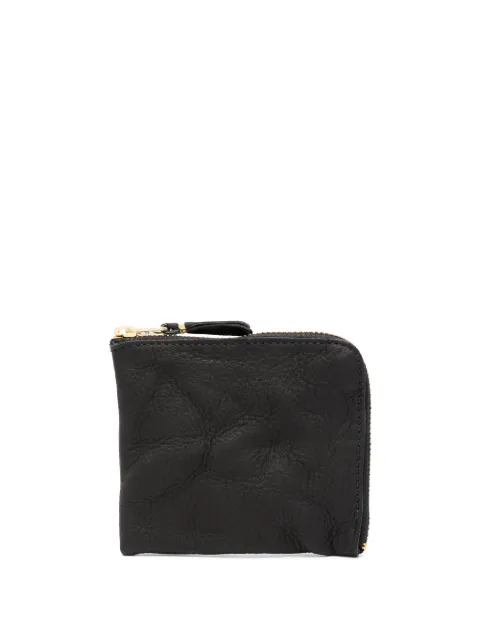 Comme Des Garçons Wallet zipped leather wallet Black SA3100WW