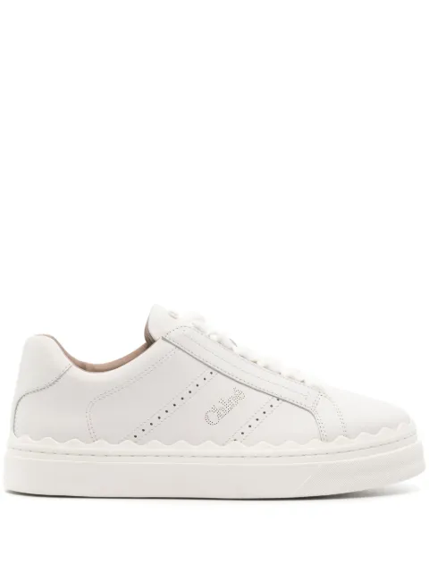 Chloé Lauren lace-up leather sneakers White CHC23W953GQ