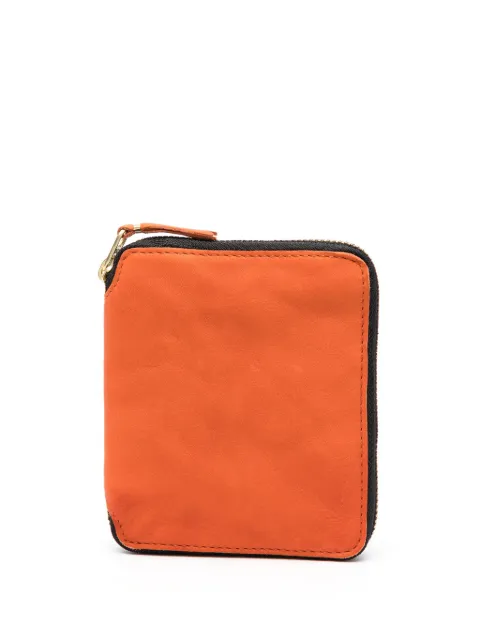Comme Des Garçons Wallet rectangle-shape leather wallet Orange SA2100WW