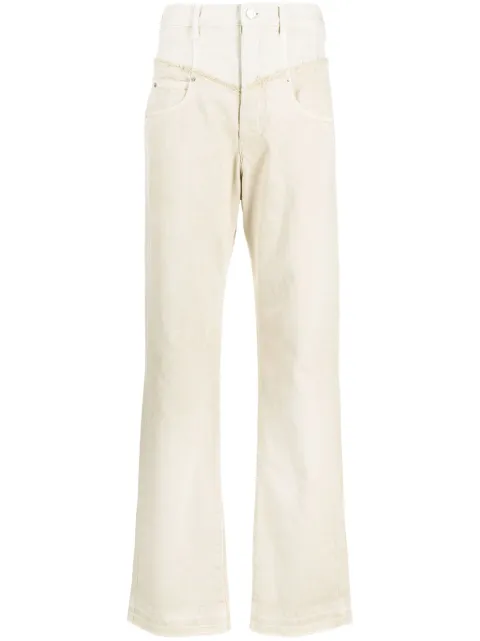 ISABEL MARANT Noemie straight-leg jeans Neutrals PA0209FAA4H13I