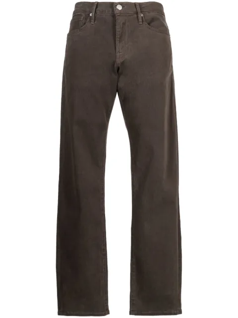 FRAME mid-rise straight-leg jeans Brown LMH870MCH