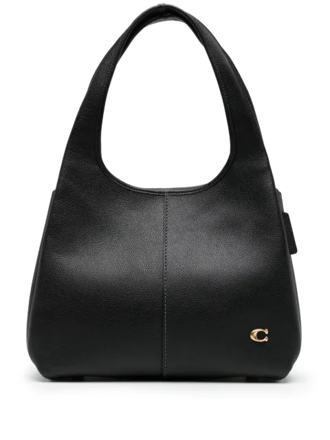 Coach Lana pebbled-leather tote bag Black CM544