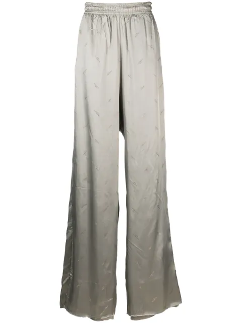 VETEMENTS gradient wide-leg trousers Grey ME63SP120S