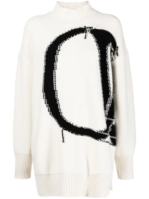 Off-White OW Maxi Logo jumper White OWHF044F23KNI0020410