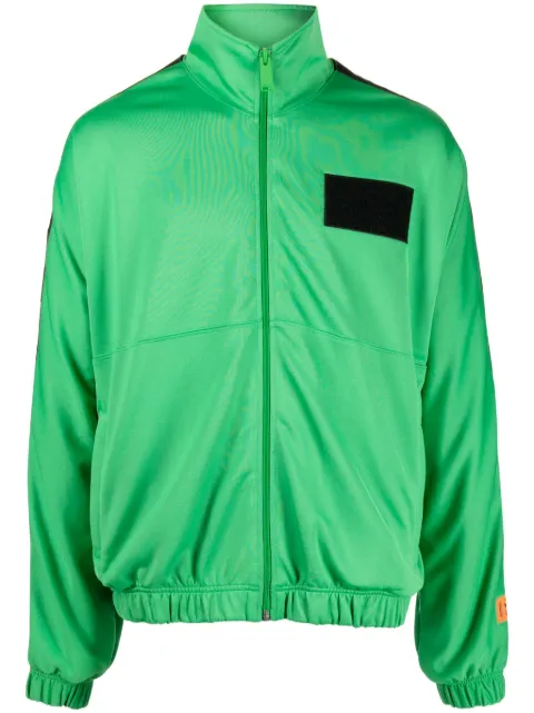 Heron Preston Tracktop zipped jacket Green HMBD006F23JER0025000