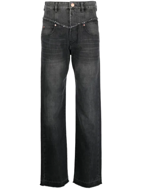 ISABEL MARANT Noemie straight-leg jeans Black PA0209FAA4H13I