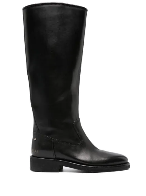 Golden Goose 35mm leather knee-high boots Black GWF00572F00452090100