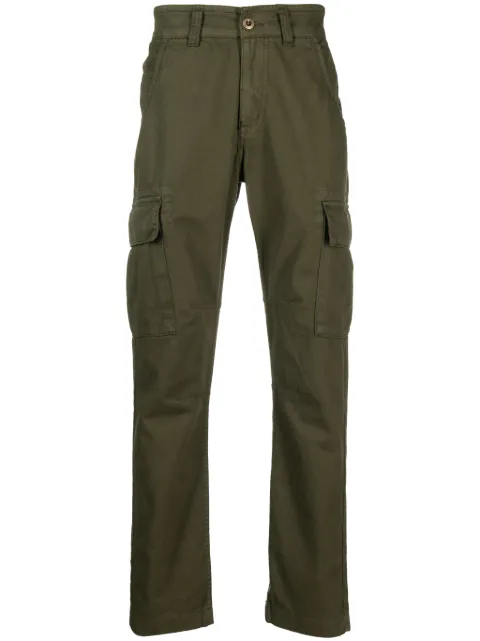 Alpha Industries straight-leg cotton cargo trousers Green 158205