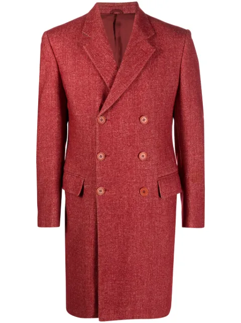 Helmut Lang Pre-Owned 1990 notched-lapel double-breasted coat Red HEL102PT
