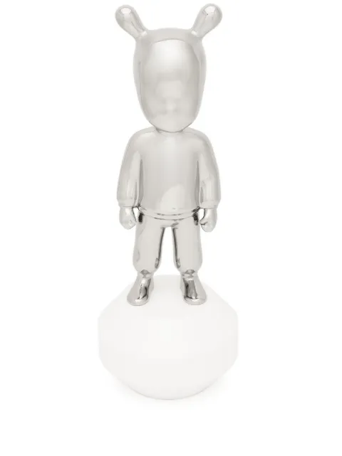 Lladró The Silver Guest glossy-finish figurine Silver 01007740