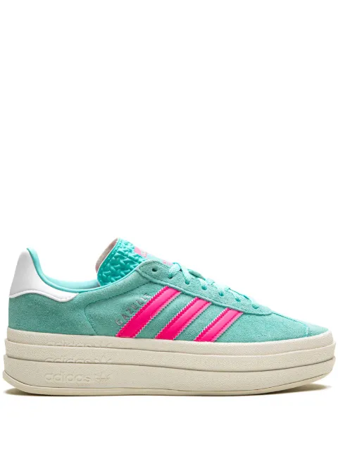 adidas Gazelle "Flash Aqua / Lucid Pink" platform sneakers Green ID7026