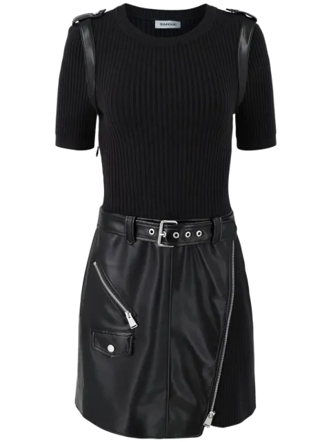 SIMKHAI Anisa panelled minidress Black 5231013V