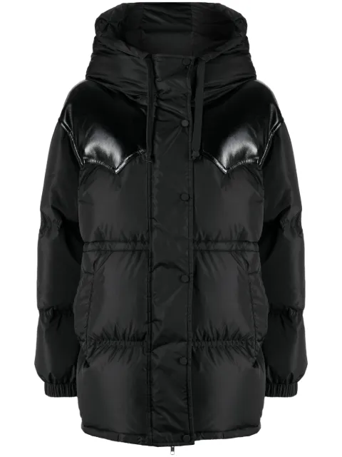 STAND STUDIO Matterhorn panelled padded coat Black 618378657