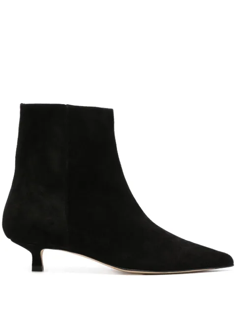 Aeyde Sofie suede ankle boots Black SOFIECOWSUEDELEATHER