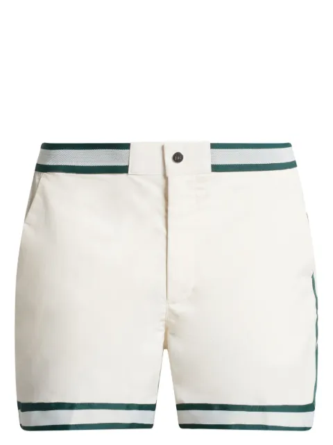CHÉ Baller striped swim shorts White 230310