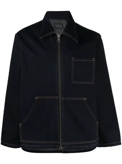 Levi's contrast-stitching zip-up jeans jacket Blue A57320000