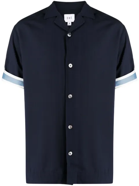 CHÉ Valbonne short-sleeved shirt Blue 230412