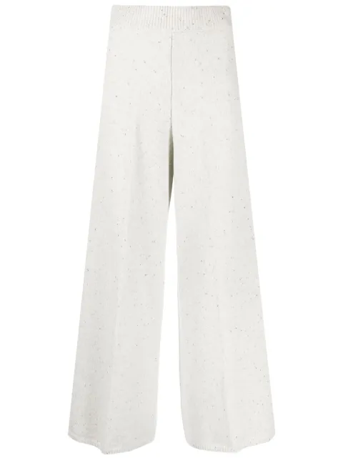 JOSEPH flared tweed cropped trousers Neutrals JF006918